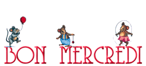 Gif animé Bon mercredi souris